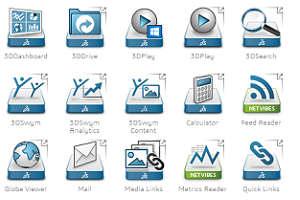 Icones des applications